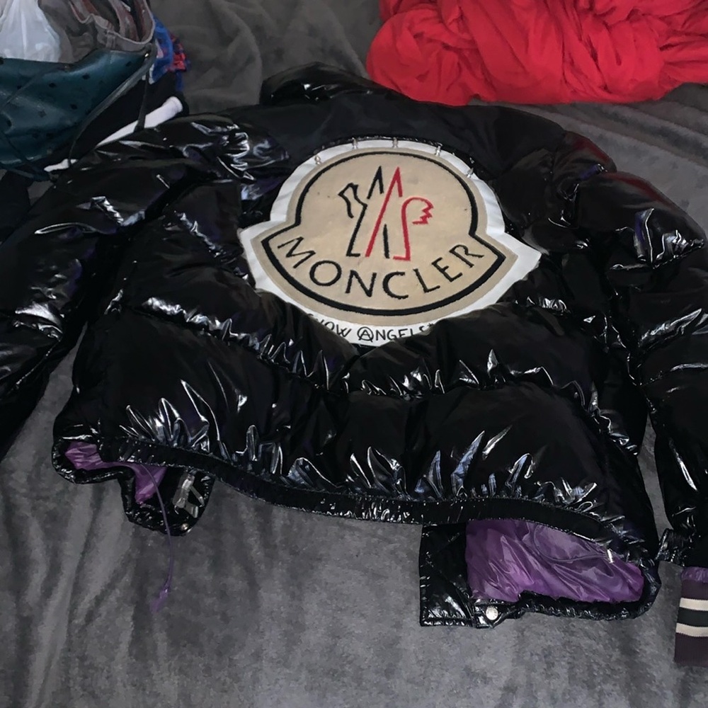 Moncler x Palm Angels coat Sz 4 500$ authentic meet ups in da city